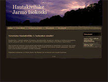Tablet Screenshot of hautakivetisokoski.com